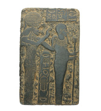 PHARAONIC UNIQUE ANCIENT EGYPTIAN ANTIQUE Sekhment And Ptah Stella Stela (B0) picture