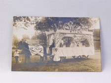 Antique 1910s RPPC Cain Shoes E.T. Carlson Aledo Illinois PostCard Parade Float picture