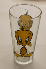 Vintage 1973 Pepsi Tweety Bird Looney Tunes Collector Series Glass 6.25