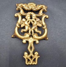 Wilton Vintage Brass Cherub Angel Trivet Footed Metal 7