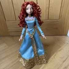 Disney Store BDisney Store Brave Merida Limited Edition 17” Doll.  Blue dress. picture