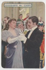 Greer Garson + Robert Donat 1939 Film Fantasy Game Card - Goodbye Mr Chips #3 picture
