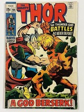 The Mighty Thor #166 (Marvel Comics July 1969) VG / 4.0 picture