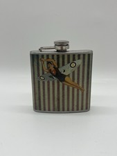Vintage Metal Morphosis Wingman Flask 6oz Made In USA picture