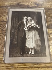 1928 Wedding Photo Bride and Groom  5
