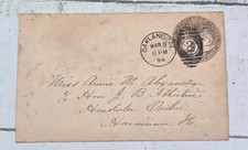 1894 Oakland CA to Hon Hawaii Postal Cover Envelope Early Hawaiian Missionary picture
