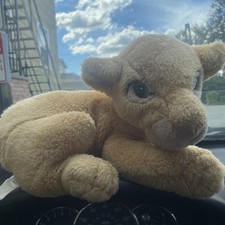Vintage Disney Store Exclusive Lion King YOUNG SIMBA Plush LARGE  picture