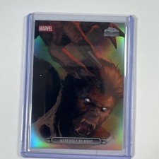 Topps 2026 Chrome Marvel Comics Fanfare Insert FF-47 Werewolf by Night picture