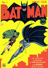 1940 DC Comics Batman #1 Cover Poster Print Bruce Wayne Caped Crusader 🦇 picture