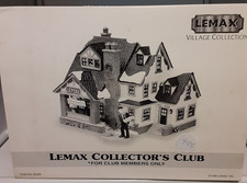 Lemax Collectors Club House 85339 Christmas Village 1st one in series w postman picture