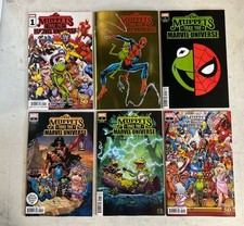 Muppets Take the Marvel Universe #1 Main + Variant 6 Cover Lot / Set 2026 picture