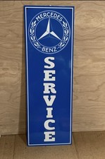 Service Mercedes Benz Racing Reproduction Sign Garage Decor Sign picture