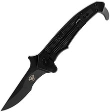 Skallywag Tactical MDV Framelock D2 Black Folding Knife picture