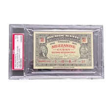 1932 Democratic National Convention Franklin Roosevelt Mezzanine Ticket PSA picture