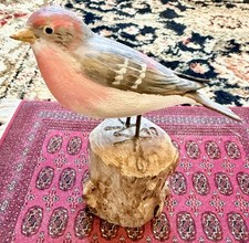 Original Peter Peltz hand carved Purple Finch - Pristine condition picture