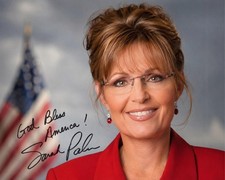 pt265 Sarah Palin Autographed
