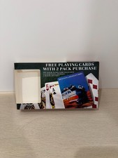 Vintage 1990s Benson and Hedges 100's Cigarettes Playing Cards; New in Box picture