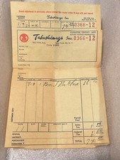 Vintage 1964 Takashimaya Inc. New York Receipt 7.5