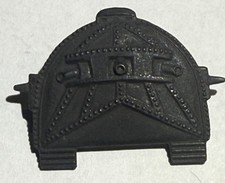 RARE WW1 US ARMY SINGLE US TANK CORPS OFFICER INSIGNIA 1st PATTERN ARMORED picture