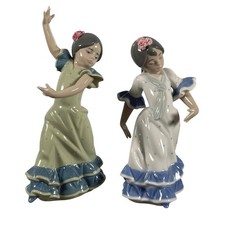 Lladro Feria de Sevilla Figurines Lolita 01005192 Juanita 01005193 Set  Lladro picture