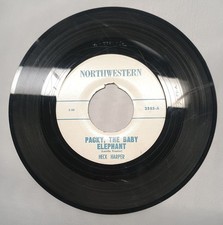 SO RARE 45 rpm NW novelty HECK HARPER Packy the Baby Elephant PORTLAND ZOO 1962 picture