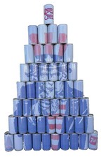 Vintage 1976 7Up Bicentennial Cans Complete 50 States Set Uncle Sam Display Card picture