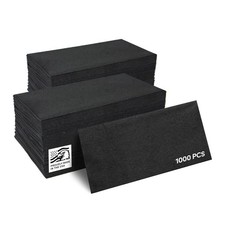 Sierra Touch 1,000 Count, 2-Ply Black Dinner Napkins, 15