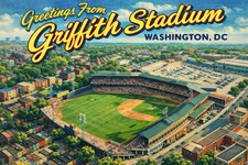 Griffith Stadium, Washington, D.C. - MODERN Postcard Baseball A642 picture