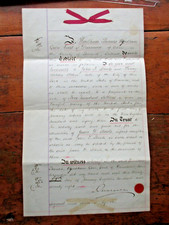 1878 SIGNED CODICIL 4TH EARL OF DUNRAVEN MOUNT EARL VISCOUNT ADARE IRISH POLITIC picture