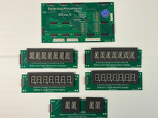 Road Kings Williams Pinball 7 Digit Orange LED Display Kit, 6 pc Set.  picture