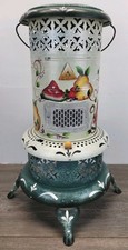 Vtg Perfection 525 Painted Decor Kerosene Heater Stove Shell Only picture