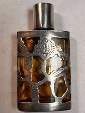 Vintage Sterling Silver  Mexican hand carved 2 1/2