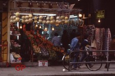 #XX160- yy Old 35mm Slide Photo- Hong Kong Street Scene- Market- 1984 picture