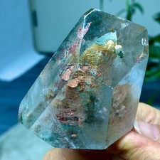 226G Natural high-quality green ghost water crystal original mineral healing picture