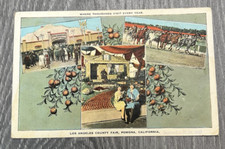 Los Angeles County Fair Pomona California 1927 Unposted Postcard picture