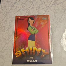 Topps Chrome Disney 2025 Shiny Mulan Serial 3/5 Red Odds Are 1 In 144,000 Megas picture