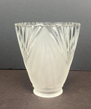 Art Deco Frosted Glass Globe Light Fixture Lamp Shade picture
