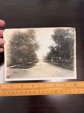Real Photo West Hartford Connecticut Oakwood Avenue Street Scene 5x7 c. 1910 picture