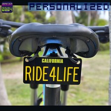 Custom California Bike Plate - Engraved - Scooter - Ebike - Kids Car - Bicycle  picture