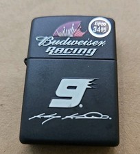  Kasey Kahne Budweiser Zippo Lighter Black Matte Finish NEW UNFIRED 2008 picture