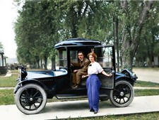 1914 Hupmobile Coupe NEW Metal Sign: Hupp Motor Car Company- Large Size picture
