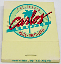 Carlos Murphy's Grill Tortilleria Restaurant California FULL Matchbook picture