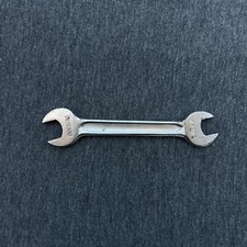 Vintage Indestro 9/16” X 1/2” Double Open End Wrench P725B USA picture