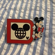 Disney Hidden Disney Pin 2025 Chaser Mickey Minnie Retro Walt Disney World D Log picture