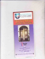 VINTAGE MAP ---CLEVELAND OHIO--1995 ENTERTAINMENT MAP picture