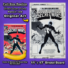 SECRET WARS #8 Iconic Cover Art 🔥 Replica Original Art 🔥 1st SYMBIOTE SUITE picture