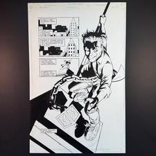Pantheon #6 Original Comic Art Published Page Derec Donovan 1999 Bill Willingham picture