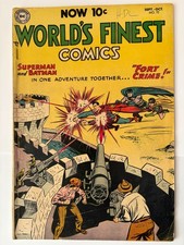 World's Finest Comics 72 1954 DC Golden Age 2nd Superman Batman Team Up GD/VG 3 picture