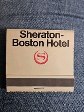 Boston (MA) ~ 1965:  Sheraton Hotel ~ Vintage Matchbook ~  Unstruck picture