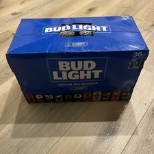 36 Pack Bud Light NFL Kickoff Cans As Pictured 2017 Redskins picture